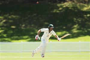 SYDNEY, AUSTRALIA - DECEMBER 07: Joe Burns of Australia A bats during day two of the three-day tour match between Australia A and India A at Drummoyne Oval on December 07, 2020 in Sydney, Australia. (Photo by Mark Metcalfe/Getty Images)