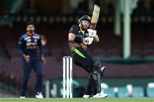 SYDNEY, AUSTRALIA - DECEMBER 06: Matthew Wade of Australia bats during game two of the Twenty20 International series between Australia and India at Sydney Cricket Ground on December 06, 2020 in Sydney, Australia. (Photo by Ryan Pierse/Getty Images)
