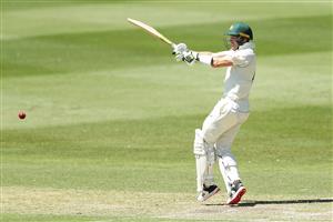 SYDNEY, AUSTRALIA - DECEMBER 07: Tim Paine of Australia A bats during day two of the three-day tour match between Australia A and India A at Drummoyne Oval on December 07, 2020 in Sydney, Australia. (Photo by Mark Metcalfe/Getty Images)