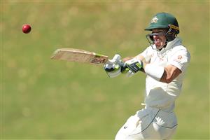 SYDNEY, AUSTRALIA - DECEMBER 07: Tim Paine of Australia A bats during day two of the three-day tour match between Australia A and India A at Drummoyne Oval on December 07, 2020 in Sydney, Australia. (Photo by Mark Metcalfe/Getty Images)