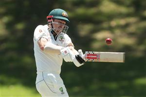 SYDNEY, AUSTRALIA - DECEMBER 07: Travis Head of Australia A bats during day two of the three-day tour match between Australia A and India A at Drummoyne Oval on December 07, 2020 in Sydney, Australia. (Photo by Mark Metcalfe/Getty Images)
