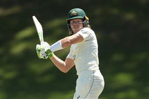 SYDNEY, AUSTRALIA - DECEMBER 07: Will Pucovski of Australia A bats during day two of the three-day tour match between Australia A and India A at Drummoyne Oval on December 07, 2020 in Sydney, Australia. (Photo by Mark Metcalfe/Getty Images)