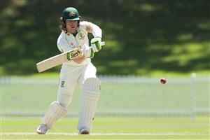 SYDNEY, AUSTRALIA - DECEMBER 07: Will Pucovski of Australia A bats during day two of the three-day tour match between Australia A and India A at Drummoyne Oval on December 07, 2020 in Sydney, Australia. (Photo by Mark Metcalfe/Getty Images)
