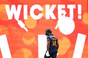 SYDNEY, AUSTRALIA - DECEMBER 08: Sanju Samson of India leaves the field after being dismissed by Mitchell Swepson of Australia during game three of the Twenty20 International series between Australia and India at Sydney Cricket Ground on December 08, 2020 in Sydney, Australia. (Photo by Cameron Spencer/Getty Images)