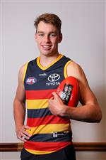 ADELAIDE, AUSTRALIA - DECEMBER 09: Riley Thilthorpe poses on December 09, 2020 in Adelaide, Australia. (Photo by Daniel Kalisz/Getty Images)
