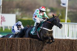 CHELTENHAM, ENGLAND - DECEMBER 11: Nico de Boinville riding Mister Fisher clear the last to win The Fitzdares Club Loves The Peterborough Chase at Cheltenham Racecourse on December 11, 2020 in Cheltenham, England. Owners and a limited number of the public are allowed to attend the meeting due to the Coronavirus pandemic. (Photo by Alan Crowhurst/Getty Images)