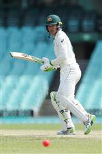 SYDNEY, AUSTRALIA - DECEMBER 13: Alex Carey of Australia A bats during day three of the Tour Match between Australia A and India at Sydney Cricket Ground on December 13, 2020 in Sydney, Australia. (Photo by Brendon Thorne/Getty Images)