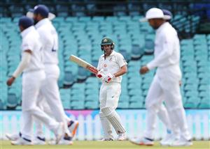 SYDNEY, AUSTRALIA - DECEMBER 13: Joe Burns of Australia A walks out to bat during day three of the Tour Match between Australia A and India at Sydney Cricket Ground on December 13, 2020 in Sydney, Australia. (Photo by Brendon Thorne/Getty Images)