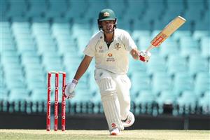 SYDNEY, AUSTRALIA - DECEMBER 13: Joe Burns of Australia A bats during day three of the Tour Match between Australia A and India at Sydney Cricket Ground on December 13, 2020 in Sydney, Australia. (Photo by Brendon Thorne/Getty Images)