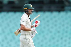SYDNEY, AUSTRALIA - DECEMBER 13: Joe Burns of Australia A walks from the field after being dismissed by Mohammed Shami of India during day three of the Tour Match between Australia A and India at Sydney Cricket Ground on December 13, 2020 in Sydney, Australia. (Photo by Brendon Thorne/Getty Images)