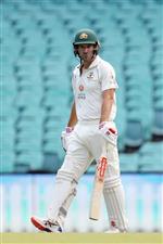 SYDNEY, AUSTRALIA - DECEMBER 13: Joe Burns of Australia A walks out to bat during day three of the Tour Match between Australia A and India at Sydney Cricket Ground on December 13, 2020 in Sydney, Australia. (Photo by Brendon Thorne/Getty Images)