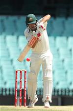 SYDNEY, AUSTRALIA - DECEMBER 13: Joe Burns of Australia A bats during day three of the Tour Match between Australia A and India at Sydney Cricket Ground on December 13, 2020 in Sydney, Australia. (Photo by Brendon Thorne/Getty Images)