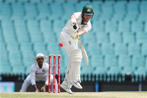 SYDNEY, AUSTRALIA - DECEMBER 13: Marcus Harris of Australia A bats during day three of the Tour Match between Australia A and India at Sydney Cricket Ground on December 13, 2020 in Sydney, Australia. (Photo by Brendon Thorne/Getty Images)