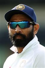 SYDNEY, AUSTRALIA - DECEMBER 13: Mohammed Shami of India looks on during day three of the Tour Match between Australia A and India at Sydney Cricket Ground on December 13, 2020 in Sydney, Australia. (Photo by Brendon Thorne/Getty Images)