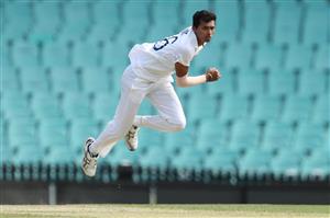 SYDNEY, AUSTRALIA - DECEMBER 13: Navdeep Saini of India bowls during day three of the Tour Match between Australia A and India at Sydney Cricket Ground on December 13, 2020 in Sydney, Australia. (Photo by Brendon Thorne/Getty Images)