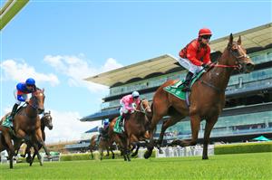 SYDNEY, AUSTRALIA - NOVEMBER 28: Billy Cray on Remlaps Gem wins race 1 the TAB Highway Class 3 Plate during Sydney Racing at Royal Randwick Racecourse on November 28, 2020 in Sydney, Australia. (Photo by Mark Evans/Getty Images)
