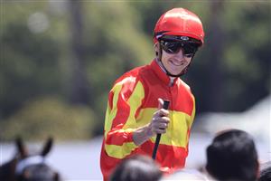 SYDNEY, AUSTRALIA - DECEMBER 12: Jason Collett on Significance returns to scale after winning race 4 the De Bortoli Wines Christmas Cup during Sydney Racing at Royal Randwick Racecourse on December 12, 2020 in Sydney, Australia. (Photo by Mark Evans/Getty Images)