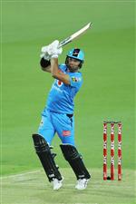 LAUNCESTON, AUSTRALIA - DECEMBER 15: Jake Weatherald of the Strikers bats during the Big Bash League match between Hobart Hurricanes and Adelaide Strikers at University of Tasmania Stadium, on December 15, 2020, in Launceston, Australia. (Photo by Matt King/Getty Images)