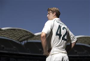 ADELAIDE, AUSTRALIA - DECEMBER 15: Cameron Green of Australia poses before an Australian Nets Session at Adelaide Oval on December 15, 2020 in Adelaide, Australia. (Photo by Ryan Pierse/Getty Images)