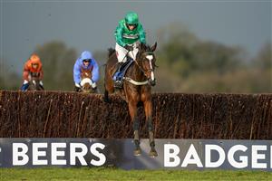 WINCANTON, ENGLAND - DECEMBER 15: Daryl Jacob riding Messire des Obeaux clear the last to win The Like Racing TV On Facebook Novices' Limited Handicap Chase at Wincanton Racecourse on December 15, 2020 in Wincanton, England. Owners and a limited number of the public are allowed to attend the meeting due to the Coronavirus pandemic. (Photo by Alan Crowhurst/Getty Images)