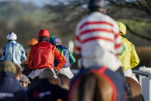 WINCANTON, ENGLAND - DECEMBER 15: A general view as runners return after finishing at Wincanton Racecourse on December 15, 2020 in Wincanton, England. Owners and a limited number of the public are allowed to attend the meeting due to the Coronavirus pandemic. (Photo by Alan Crowhurst/Getty Images)