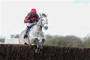 WINCANTON, ENGLAND - DECEMBER 15: Harry Cobden riding Flagrant Delitiep clear the last to win The Use The racingtv.com Tracker Handicap Chase at Wincanton Racecourse on December 15, 2020 in Wincanton, England. Owners and a limited number of the public are allowed to attend the meeting due to the Coronavirus pandemic. (Photo by Alan Crowhurst/Getty Images)