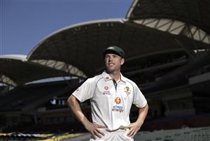 ADELAIDE, AUSTRALIA - DECEMBER 15: Marcus Harris of Australia poses before an Australian Nets Session at Adelaide Oval on December 15, 2020 in Adelaide, Australia. (Photo by Ryan Pierse/Getty Images)