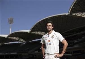 ADELAIDE, AUSTRALIA - DECEMBER 15: Mitchell Starc of Australia poses during an Australian Nets Session at Adelaide Oval on December 15, 2020 in Adelaide, Australia. (Photo by Ryan Pierse/Getty Images)