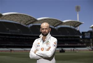 ADELAIDE, AUSTRALIA - DECEMBER 15: Nathan Lyon of Australia poses before an Australian Nets Session at Adelaide Oval on December 15, 2020 in Adelaide, Australia. (Photo by Ryan Pierse/Getty Images)