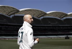 ADELAIDE, AUSTRALIA - DECEMBER 15: Nathan Lyon of Australia poses before an Australian Nets Session at Adelaide Oval on December 15, 2020 in Adelaide, Australia. (Photo by Ryan Pierse/Getty Images)