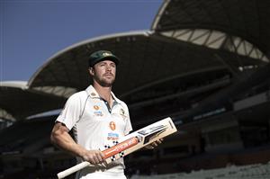 ADELAIDE, AUSTRALIA - DECEMBER 15: Travis Head of Australia poses before an Australian Nets Session at Adelaide Oval on December 15, 2020 in Adelaide, Australia. (Photo by Ryan Pierse/Getty Images)