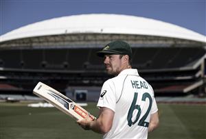 ADELAIDE, AUSTRALIA - DECEMBER 15: Travis Head of Australia poses before an Australian Nets Session at Adelaide Oval on December 15, 2020 in Adelaide, Australia. (Photo by Ryan Pierse/Getty Images)