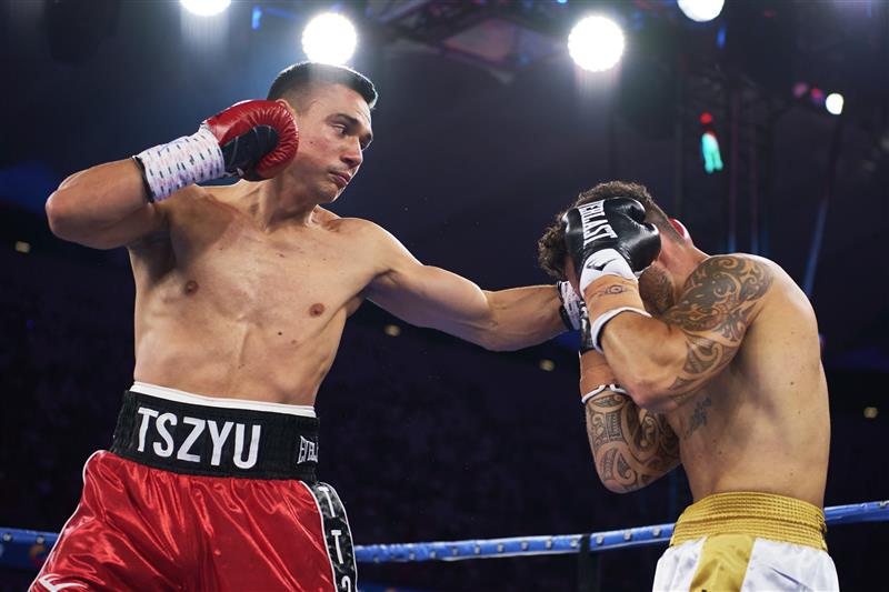 Tim Tszyu vs Bowyn Morgan Pictures - Tim Tszyu beat Bowyn ...