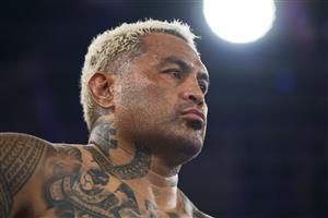SYDNEY, AUSTRALIA - DECEMBER 16: Mark Hunt is pictured in his fight against Paul Gallen during the Main Event fight prior to the light-middleweight World Title elimination bout between Tim Tszyu and Bowyn Morgan at Bankwest Stadium on December 16, 2020 in Sydney, Australia. (Photo by Brett Hemmings/Getty Images)