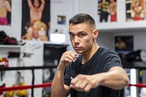 SYDNEY, AUSTRALIA - DECEMBER 10: Tim Tszyu shadow boxes for the television cameras during a media opportunity ahead of Sydney Super Fight, at Bondi Boxing Club and Fitness on December 10, 2020 in Sydney, Australia. (Photo by Jenny Evans/Getty Images)