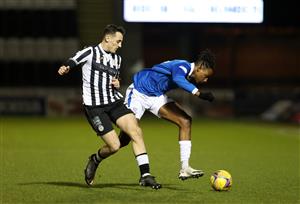 PAISLEY, SCOTLAND - DECEMBER 16: Joe Aribo of Rangers battles for possession with Dylan Connolly of St Mirren during the Betfred Cup Quarter-Final match between St Mirren and Rangers at The Simple Digital Arena on December 16, 2020 in Paisley, Scotland. The match will be played without fans, behind closed doors as a Covid-19 precaution. (Photo by Ian MacNicol/Getty Images)