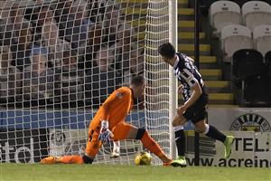 PAISLEY, SCOTLAND - DECEMBER 16: Jamie McGrath of St Mirren scores their team