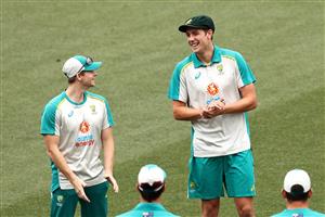 ADELAIDE, AUSTRALIA - DECEMBER 17: Cameron Green of Australia is presented is Test Cap on debut day one of the First Test match between Australia and India at Adelaide Oval on December 17, 2020 in Adelaide, Australia. (Photo by Cameron Spencer/Getty Images)