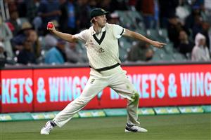 ADELAIDE, AUSTRALIA - DECEMBER 17: Cameron Green of Australia fields the ball during day one of the First Test match between Australia and India at Adelaide Oval on December 17, 2020 in Adelaide, Australia. (Photo by Cameron Spencer/Getty Images)