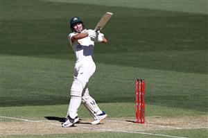 ADELAIDE, AUSTRALIA - DECEMBER 18: Marnus Labuschagne of Australia bats during day two of the First Test match between Australia and India at Adelaide Oval on December 18, 2020 in Adelaide, Australia. (Photo by Ryan Pierse/Getty Images)