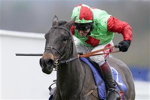 ASCOT, ENGLAND - DECEMBER 18: Richard Johnson riding Everglow clear the last to win The Sky Bet Money Back As Cash Maiden Hurdle at Ascot Racecourse on December 18, 2020 in Ascot, England. Owners are allowed to attend if they have a runner at the meeting otherwise racing remains behind closed doors to the public due to the Coronavirus pandemic. (Photo by Alan Crowhurst/Getty Images)