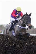 ASCOT, ENGLAND - DECEMBER 19: Matt Griffiths riding Dashel Drasher clear the last to win The Injured Jockeys Fund Graduation Chase at Ascot Racecourse on December 19, 2020 in Ascot, England. Owners are allowed to attend if they have a runner at the meeting otherwise racing remains behind closed doors to the public due to the Coronavirus pandemic. (Photo by Alan Crowhurst/Getty Images)