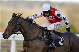 ASCOT, ENGLAND - DECEMBER 19: Harry Skelton riding Bennys King win The 'For The Love Of Racing' Handicap Chase at Ascot Racecourse on December 19, 2020 in Ascot, England. Owners are allowed to attend if they have a runner at the meeting otherwise racing remains behind closed doors to the public due to the Coronavirus pandemic. (Photo by Alan Crowhurst/Getty Images)