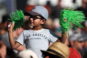 HAMILTON, NEW ZEALAND - DECEMBER 20: Fans enjoy the sun ahead of game two of the International T20 series between New Zealand and Pakistan at Seddon Park on December 20, 2020 in Hamilton, New Zealand. (Photo by Fiona Goodall/Getty Images)