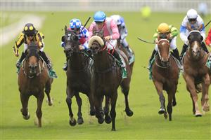 SYDNEY, AUSTRALIA - DECEMBER 19: Louise Day on Rich And Shameless wins race 2 the TAB Highway Class 2 Handicap during Sydney Racing at Royal Randwick Racecourse on December 19, 2020 in Sydney, Australia. (Photo by Mark Evans/Getty Images)
