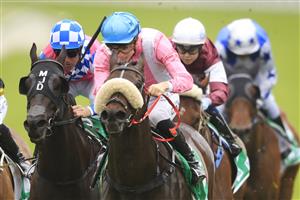 SYDNEY, AUSTRALIA - DECEMBER 19: Louise Day on Rich And Shameless wins race 2 the TAB Highway Class 2 Handicap during Sydney Racing at Royal Randwick Racecourse on December 19, 2020 in Sydney, Australia. (Photo by Mark Evans/Getty Images)