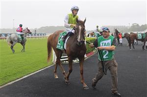 SYDNEY, AUSTRALIA - DECEMBER 19: Tom Sherry on Another One returns to scale after winning race 3 the TAB Highway Class 2 Handicap during Sydney Racing at Royal Randwick Racecourse on December 19, 2020 in Sydney, Australia. (Photo by Mark Evans/Getty Images)