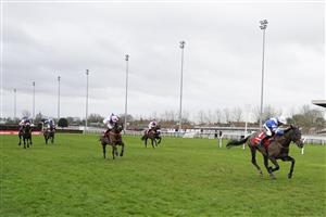 SUNBURY, ENGLAND - DECEMBER 26: Bryony Frost riding Frodon clear the last to win The Ladbrokes King George VI Chase at Kempton Park Racecourse on December 26, 2020 in Sunbury, England. Owners are allowed to attend if they have a runner at the meeting otherwise racing remains behind closed doors to the public due to the Coronavirus pandemic. (Photo by Alan Crowhurst/Getty Images)