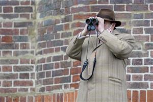 SUNBURY, ENGLAND - DECEMBER 26: Nicky Henderson watching the action at Kempton Park Racecourse on December 26, 2020 in Sunbury, England. Owners are allowed to attend if they have a runner at the meeting otherwise racing remains behind closed doors to the public due to the Coronavirus pandemic. (Photo by Alan Crowhurst/Getty Images)