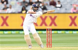 MELBOURNE, AUSTRALIA - DECEMBER 28: Ajinkya Rahane of India bats during day three of the Second Test match between Australia and India at Melbourne Cricket Ground on December 28, 2020 in Melbourne, Australia. (Photo by Quinn Rooney/Getty Images)